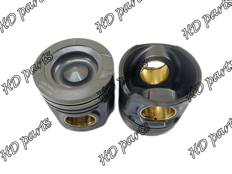 8.9L 6LTAA ISB6.7 ISB6.7L ha intarsiato la parte di rame 4987914 4936496 del pistone del motore della manica per Cummins