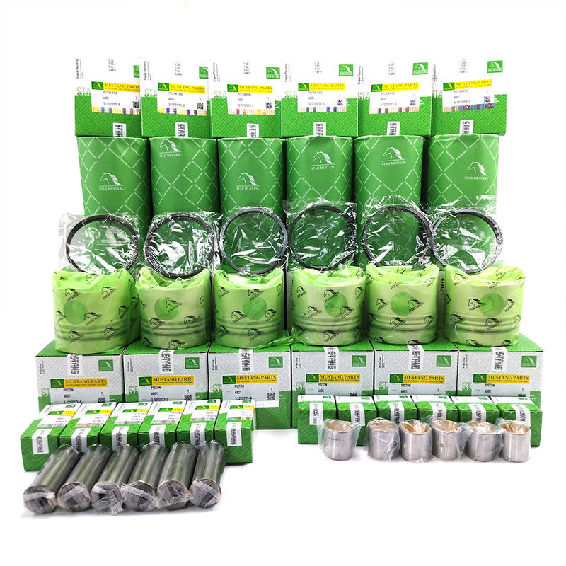 Pistone Kit Rign della fodera del cilindro 6BD1 1-11261118-0 1-12111777-0 5-12121055-0 per Isuzu Excavator Engine