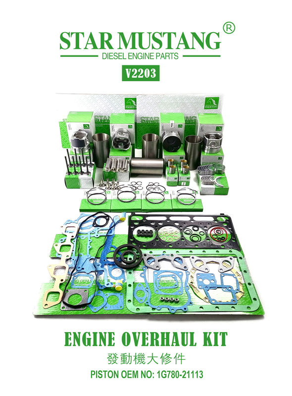 Ricambi di riparazione di alta qualità V2203 V2403 1G780-21113 1G796-21112 1J884-21110 Per motore mini escavatore Kubota