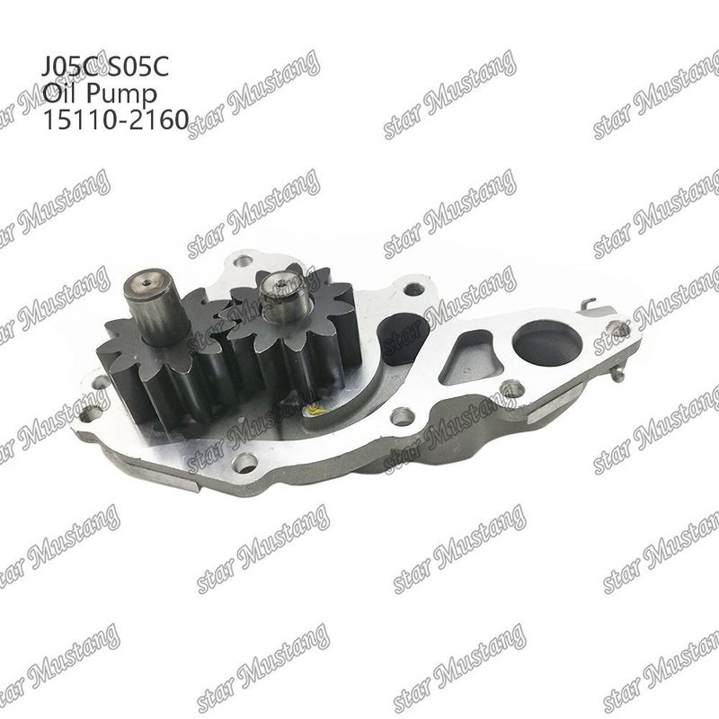 J05C S05C SK200-8 SK210-8 SK250-8 SK260-8 SK260-8E Pompa d'olio 15110-2160 Per parti di riparazione di motori Hino