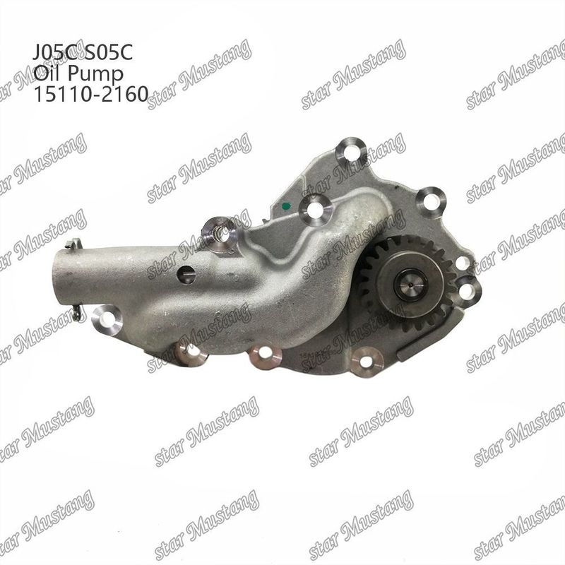 J05C S05C SK200-8 SK210-8 SK250-8 SK260-8 SK260-8E Pompa d'olio 15110-2160 Per parti di riparazione di motori Hino