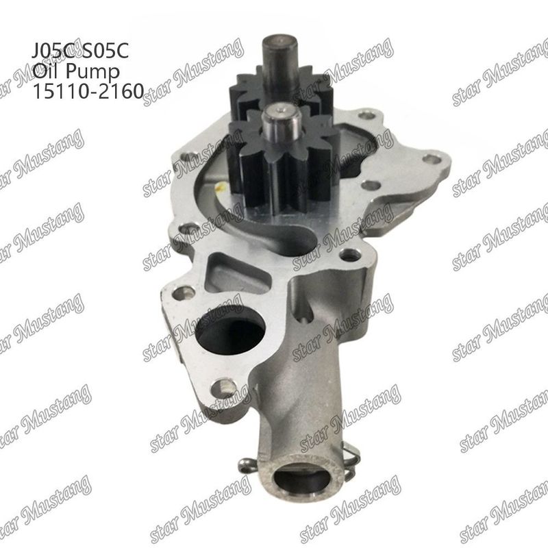 J05C S05C SK200-8 SK210-8 SK250-8 SK260-8 SK260-8E Pompa d'olio 15110-2160 Per parti di riparazione di motori Hino