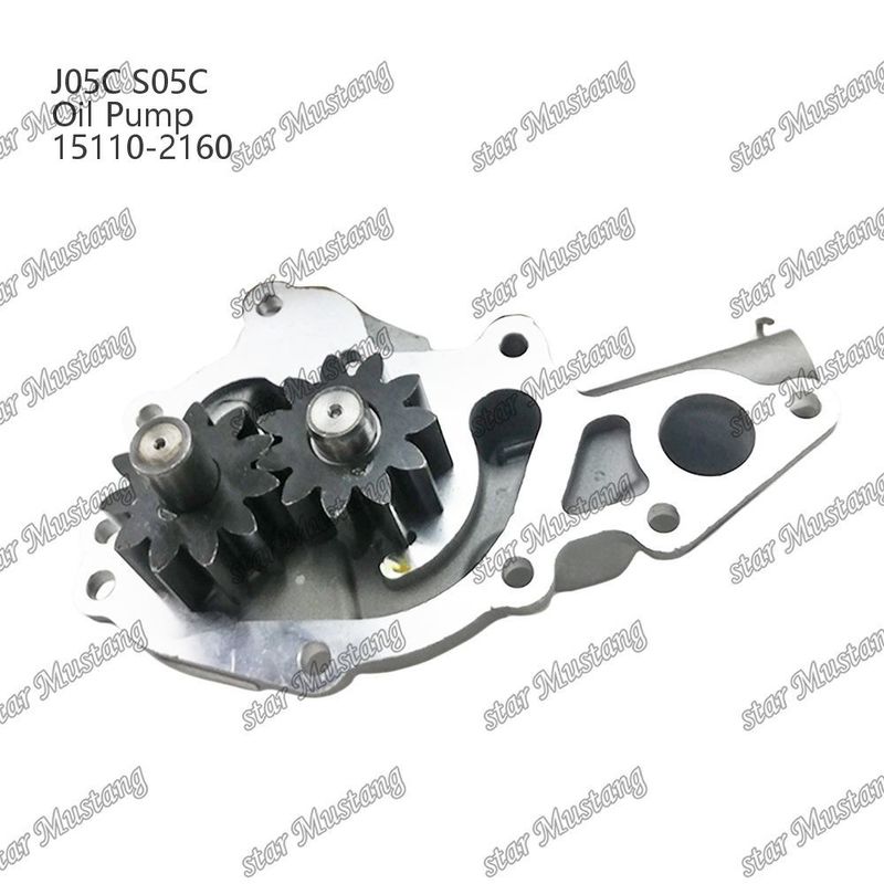 J05C S05C SK200-8 SK210-8 SK250-8 SK260-8 SK260-8E Pompa d'olio 15110-2160 Per parti di riparazione di motori Hino