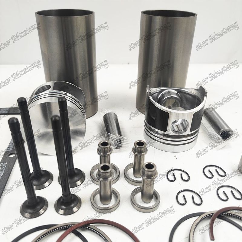 Z500 Kit di riparazione e ricostruzione del cilindro di rivestimento del pistone con pin Kit Valvola sedile Valvola guida Kit di guarnizione per motore Kubota