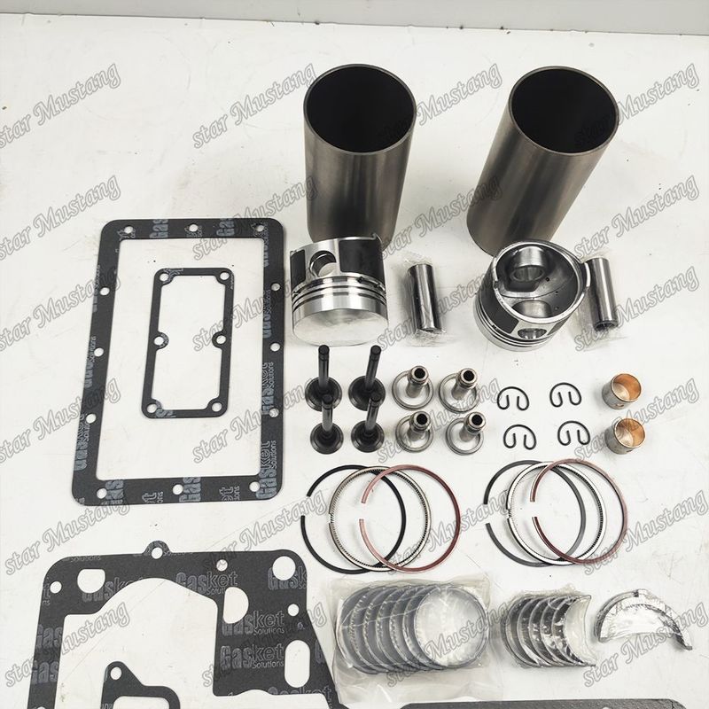 Z500 Kit di riparazione e ricostruzione del cilindro di rivestimento del pistone con pin Kit Valvola sedile Valvola guida Kit di guarnizione per motore Kubota