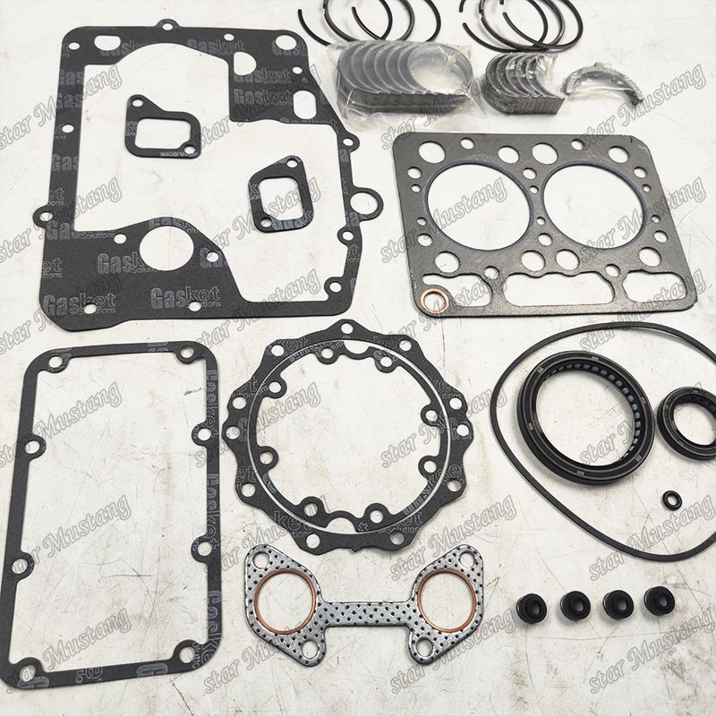 Z500 Kit di riparazione e ricostruzione del cilindro di rivestimento del pistone con pin Kit Valvola sedile Valvola guida Kit di guarnizione per motore Kubota