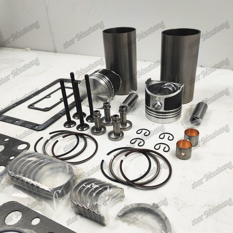 Z500 Kit di riparazione e ricostruzione del cilindro di rivestimento del pistone con pin Kit Valvola sedile Valvola guida Kit di guarnizione per motore Kubota