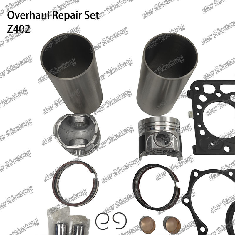 Z402 Kit di riparazione e ricostruzione del cilindro di rivestimento del pistone con pin Kit Valve Seat Valve Guide Gasket Kit Per motore Kubota