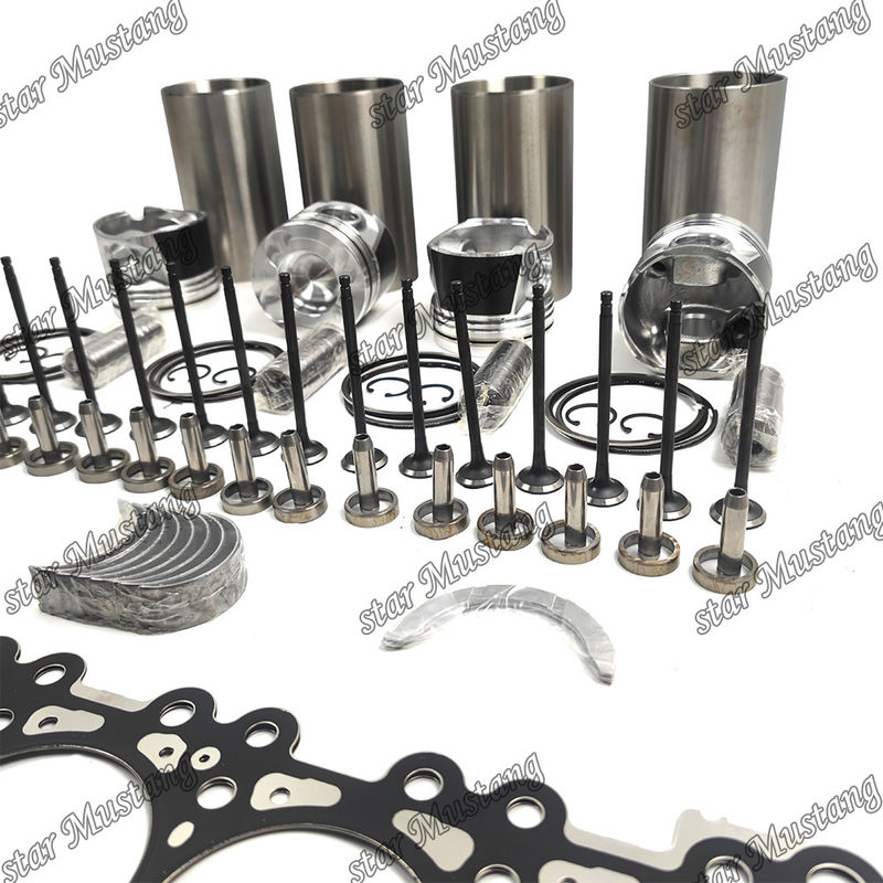 YD25 Kit di riparazione e ricostruzione del cilindro di rivestimento del pistone con pin Kit Valve Seat Valve Guide Gasket Kit per il motore Kubota