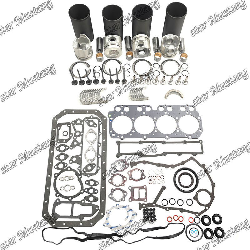 W04DT Kit di revisione e ricostruzione del cilindro di rivestimento del pistone con pin Kit Valve Seat Valve Guide Gasket Kit per motore Hino