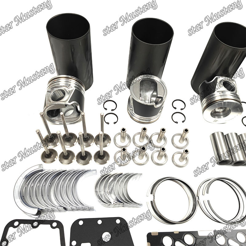 S4D104-1 F4GE Kit di revisione e ricostruzione del cilindro di rivestimento del pistone con pin Kit Valvola di sedile Valvola guida Kit di guarnizione per Komatsu
