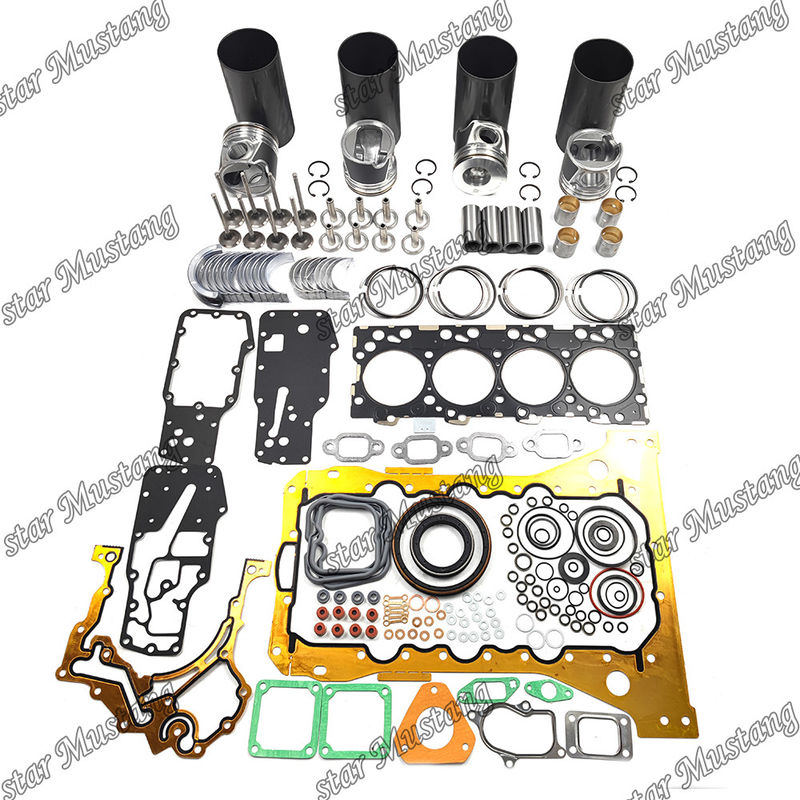 S4D104-1 F4GE Kit di revisione e ricostruzione del cilindro di rivestimento del pistone con pin Kit Valvola di sedile Valvola guida Kit di guarnizione per Komatsu