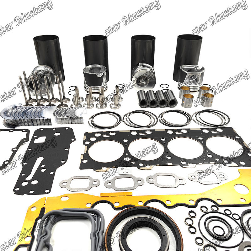S4D104-1 F4GE Kit di revisione e ricostruzione del cilindro di rivestimento del pistone con pin Kit Valvola di sedile Valvola guida Kit di guarnizione per Komatsu