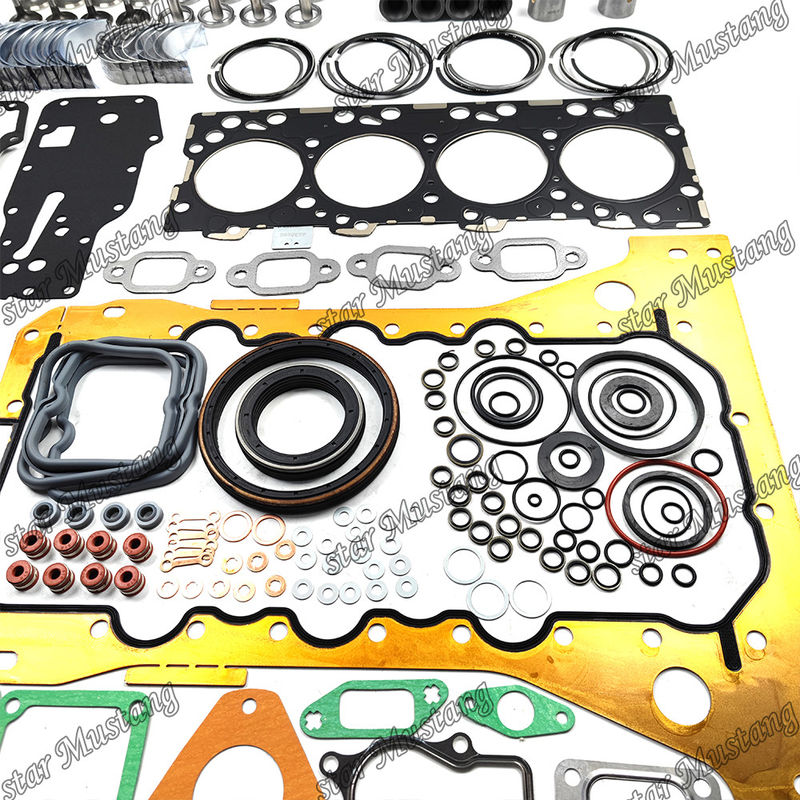 S4D104-1 F4GE Kit di revisione e ricostruzione del cilindro di rivestimento del pistone con pin Kit Valvola di sedile Valvola guida Kit di guarnizione per Komatsu
