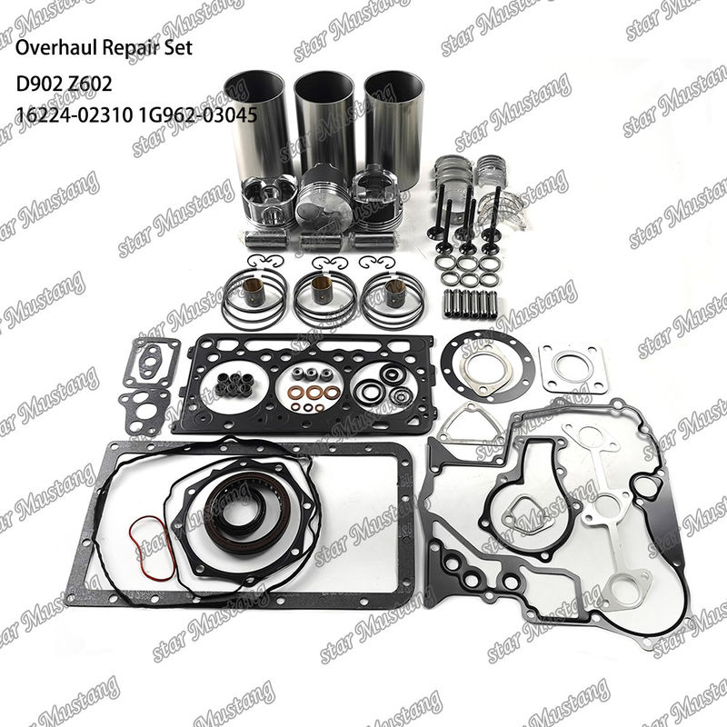 Z602 D902 Kit di riparazione di riparazione di cilindro, rivestimento di pistoni, kit di guarnizioni 16224-02310 1J094-21770 1G962-03045 per Doosan