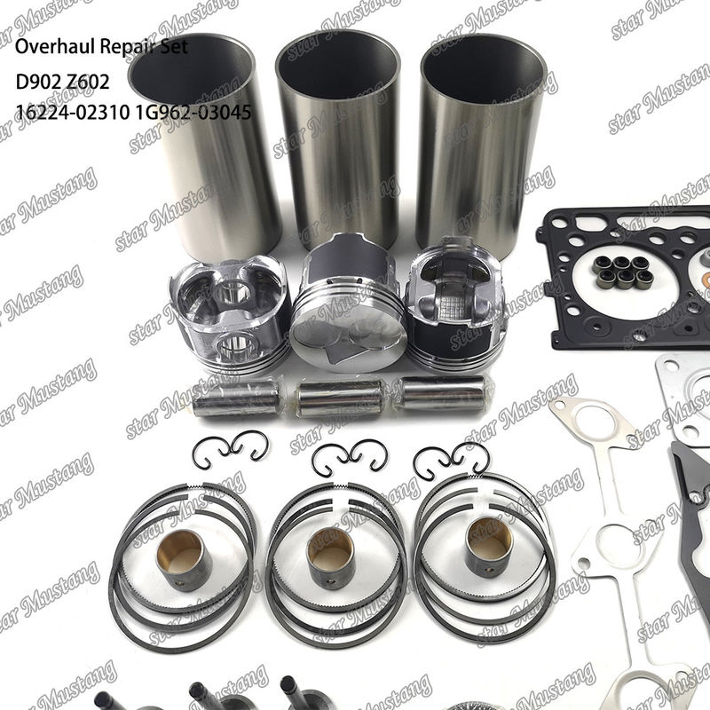 Z602 D902 Kit di riparazione di riparazione di cilindro, rivestimento di pistoni, kit di guarnizioni 16224-02310 1J094-21770 1G962-03045 per Doosan