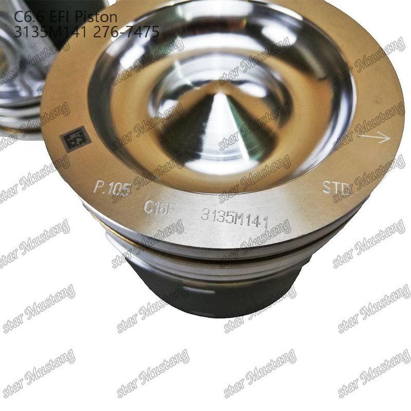 Piston C6.6 EFI 3135M141 276-7475 Per scavatori e attrezzature di ingegneria Perkins Caterpillar