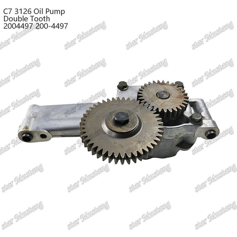 Pompa d'olio C7 3126 Doppio ingranaggio 2004497 200-4497 Per CATERPILLAR Parti di riparazione motori diesel