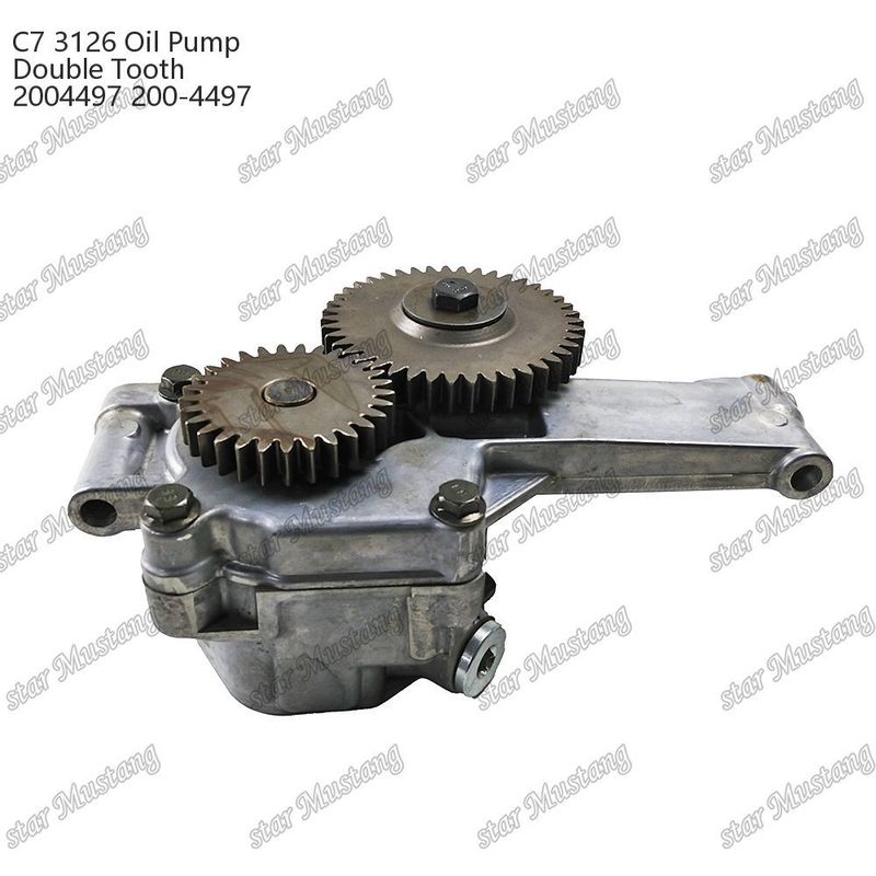Pompa d'olio C7 3126 Doppio ingranaggio 2004497 200-4497 Per CATERPILLAR Parti di riparazione motori diesel