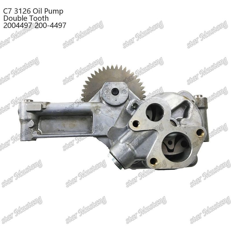 Pompa d'olio C7 3126 Doppio ingranaggio 2004497 200-4497 Per CATERPILLAR Parti di riparazione motori diesel