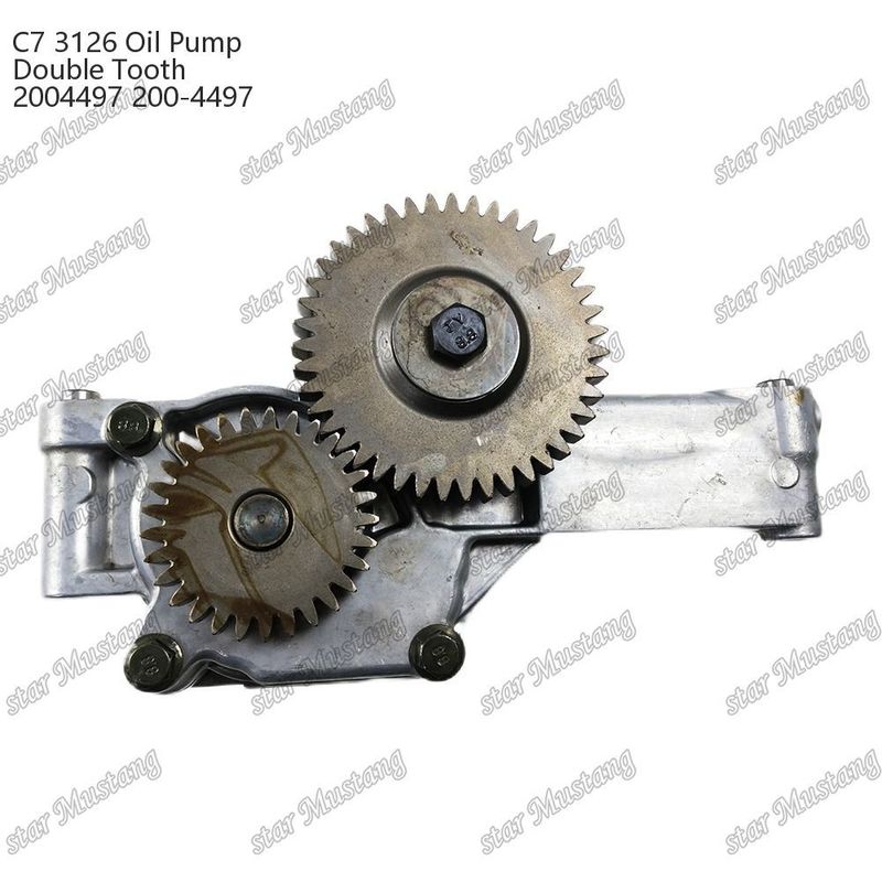 Pompa d'olio C7 3126 Doppio ingranaggio 2004497 200-4497 Per CATERPILLAR Parti di riparazione motori diesel