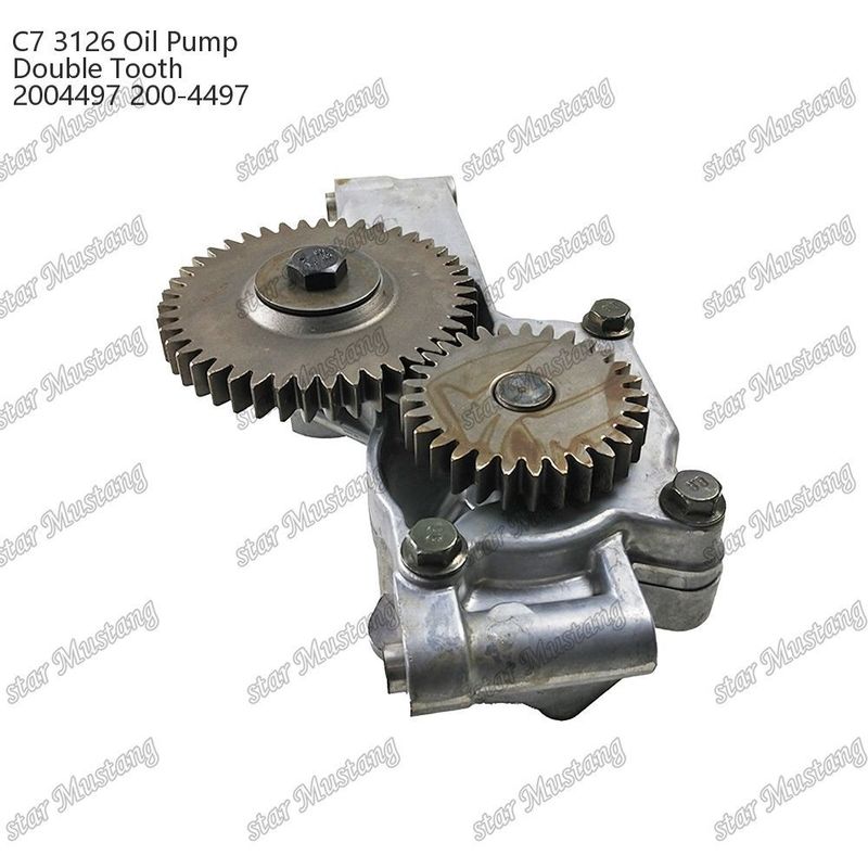 Pompa d'olio C7 3126 Doppio ingranaggio 2004497 200-4497 Per CATERPILLAR Parti di riparazione motori diesel