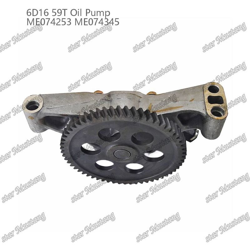 Pompa dell'olio motore 6D16 59 denti ME074253 ME074345 Per ricambi di motori Mitsubishi
