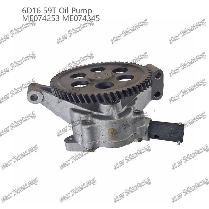 Pompa dell'olio motore 6D16 59 denti ME074253 ME074345 Per ricambi di motori Mitsubishi