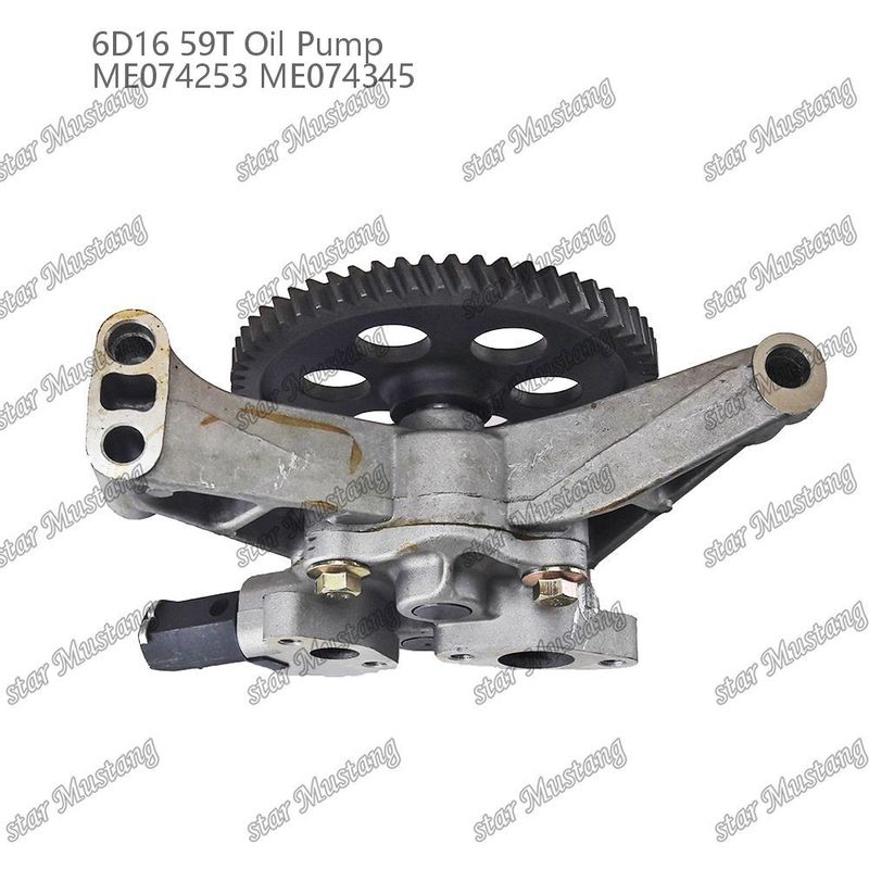Pompa dell'olio motore 6D16 59 denti ME074253 ME074345 Per ricambi di motori Mitsubishi
