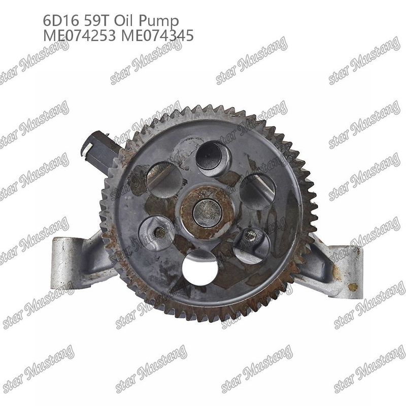 Pompa dell'olio motore 6D16 59 denti ME074253 ME074345 Per ricambi di motori Mitsubishi
