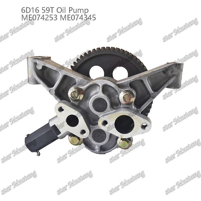 Pompa dell'olio motore 6D16 59 denti ME074253 ME074345 Per ricambi di motori Mitsubishi