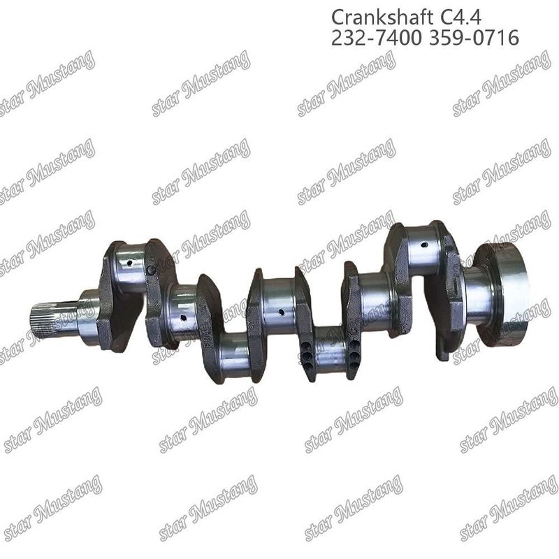 Albero motore C4.4 in acciaio forgiato EFI 63 mm con spina 232-7400 359-071 per Caterpillar Diesel Engine Repair Parts