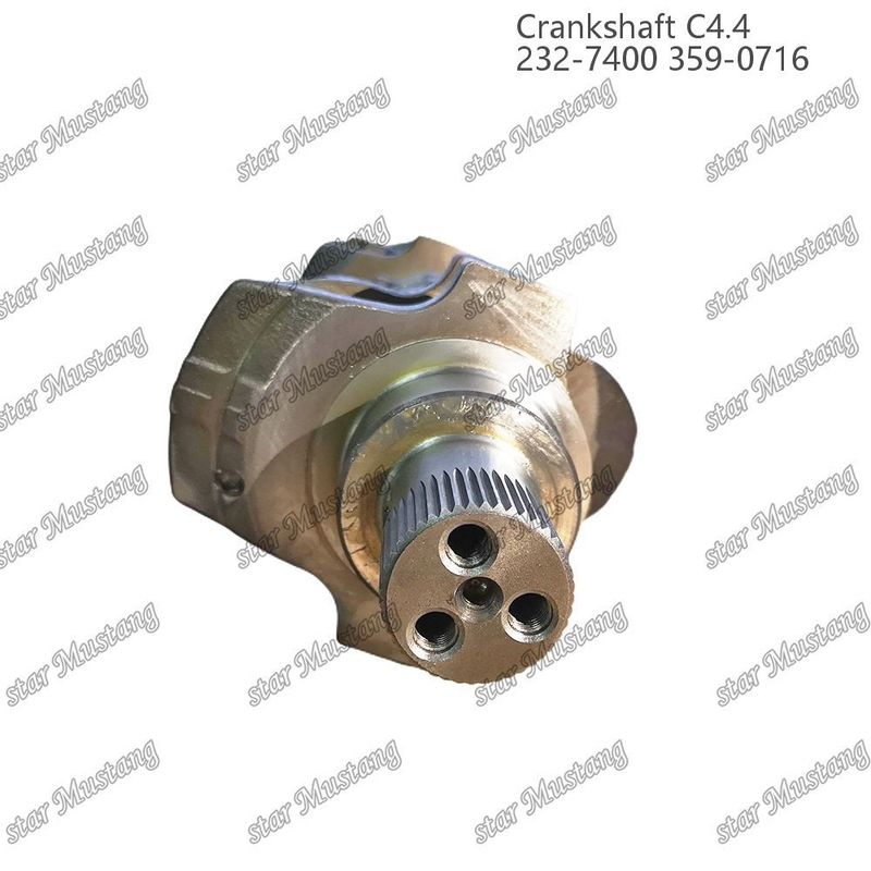 Albero motore C4.4 in acciaio forgiato EFI 63 mm con spina 232-7400 359-071 per Caterpillar Diesel Engine Repair Parts