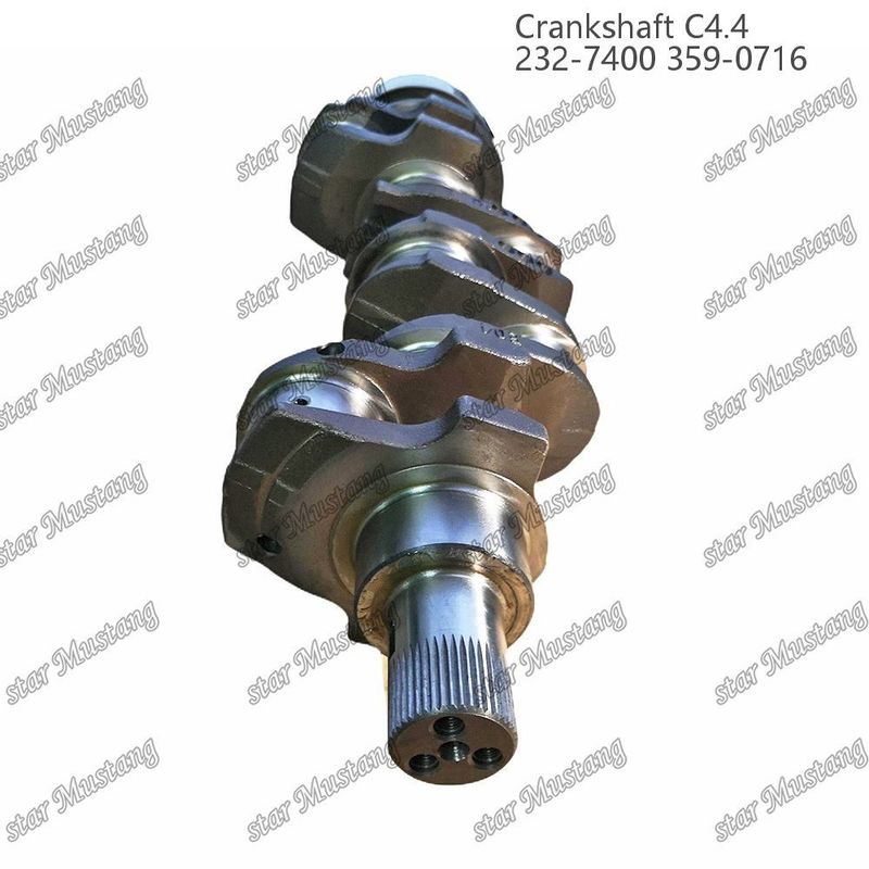 Albero motore C4.4 in acciaio forgiato EFI 63 mm con spina 232-7400 359-071 per Caterpillar Diesel Engine Repair Parts
