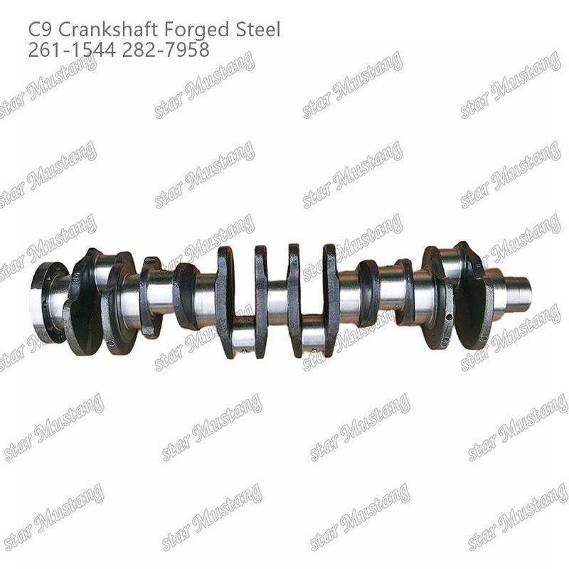 Crankshaft C9 Acciaio forgiato 261-1544 282-7958 Per Caterpillar Parti di riparazione di motori diesel