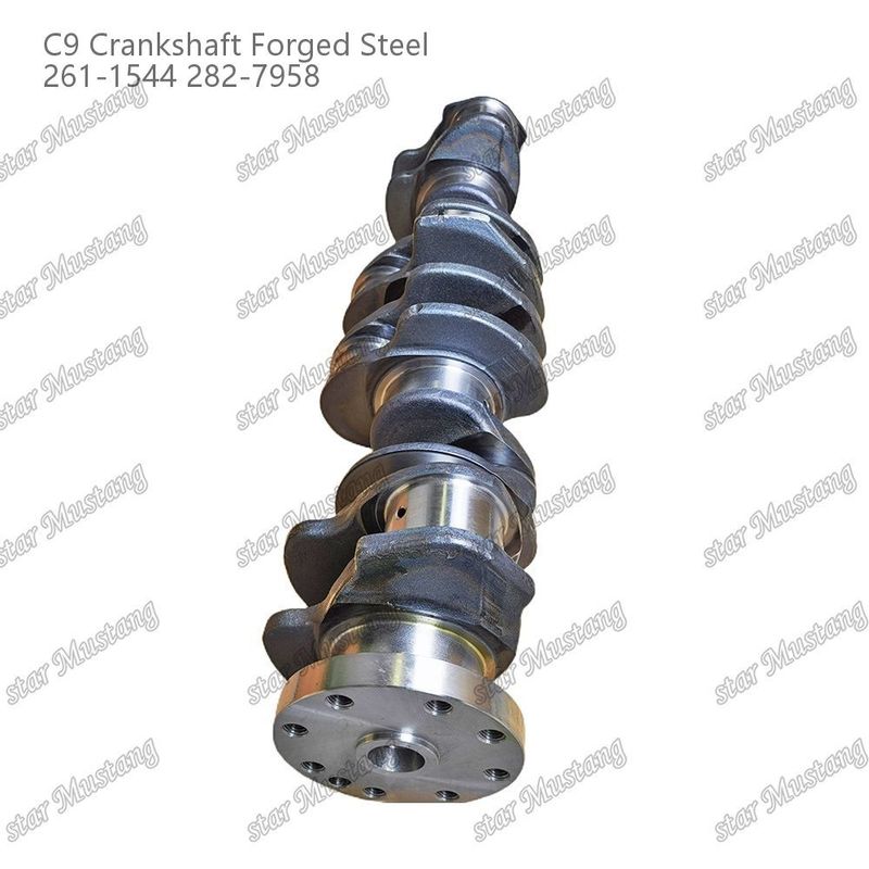 Crankshaft C9 Acciaio forgiato 261-1544 282-7958 Per Caterpillar Parti di riparazione di motori diesel