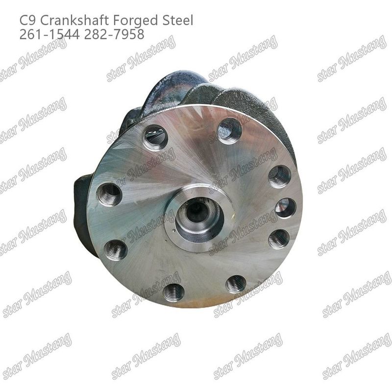 Crankshaft C9 Acciaio forgiato 261-1544 282-7958 Per Caterpillar Parti di riparazione di motori diesel