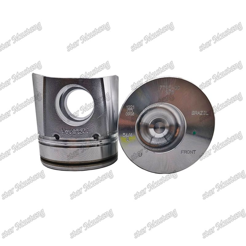 Piston 4BT 4D102 6BT 6BT5.9 6D102 50mm Camera di combustione 3957795 3807795 Per parti di riparazione di motori diesel Cummins