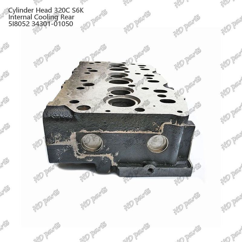 Testa del cilindro 320C S6K raffreddamento interno posteriore 5I8052 34301-01050 Per ricambi per motori Mitsubishi