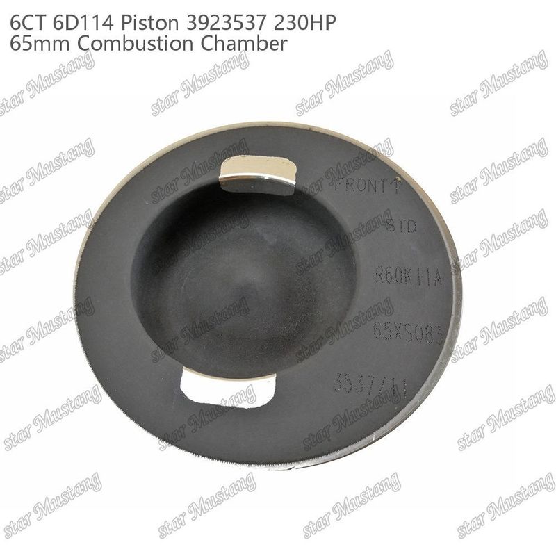 Piston 6CT 6D114 230HP 3923537 65mm Camera di combustione Per parti di riparazione di motori diesel Cummins