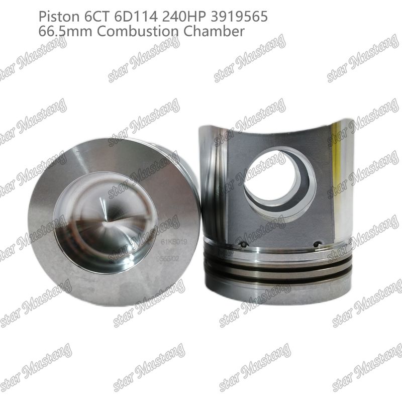 Piston 6CT 6D114 240HP 3919565 66,5 mm Camera di combustione Per parti di riparazione di motori diesel Cummins