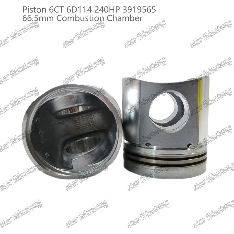 Piston 6CT 6D114 240HP 3919565 66,5 mm Camera di combustione Per parti di riparazione di motori diesel Cummins