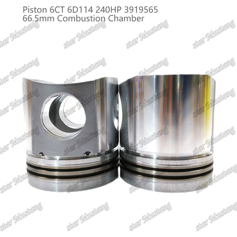Piston 6CT 6D114 240HP 3919565 66,5 mm Camera di combustione Per parti di riparazione di motori diesel Cummins