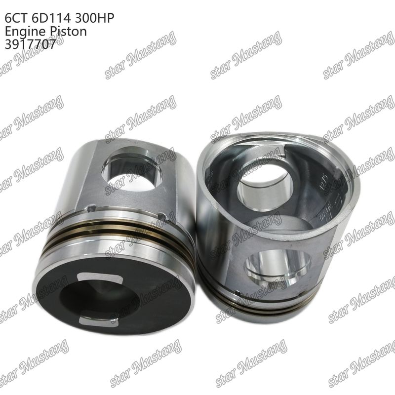 Piston 6CT 6D114 300HP 3917707 55mm Camera di combustione per parti di riparazione di motori diesel Cummins