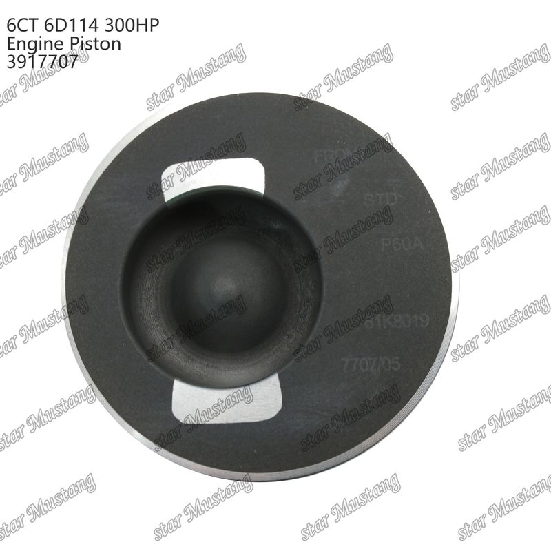 Piston 6CT 6D114 300HP 3917707 55mm Camera di combustione per parti di riparazione di motori diesel Cummins