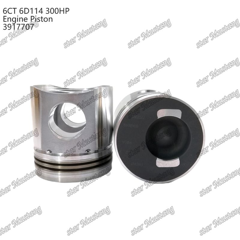 Piston 6CT 6D114 300HP 3917707 55mm Camera di combustione per parti di riparazione di motori diesel Cummins