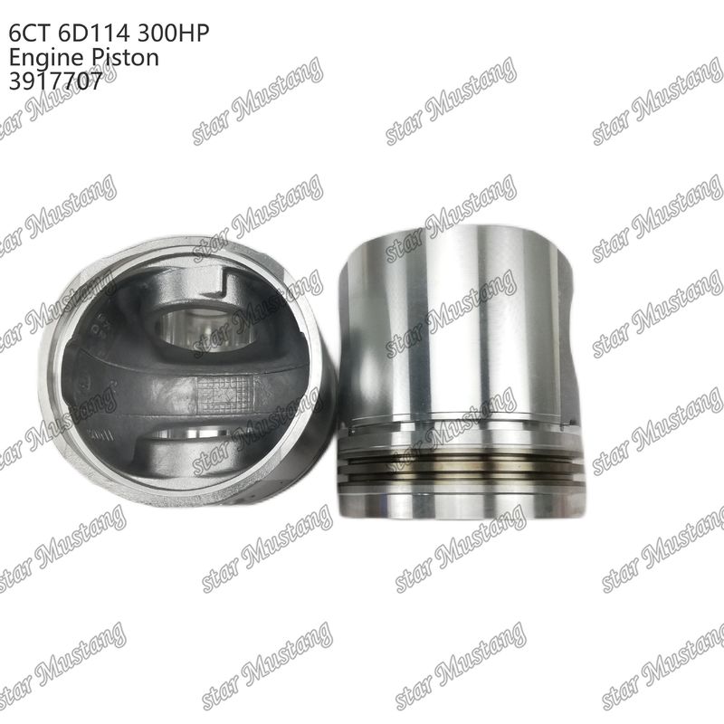 Piston 6CT 6D114 300HP 3917707 55mm Camera di combustione per parti di riparazione di motori diesel Cummins