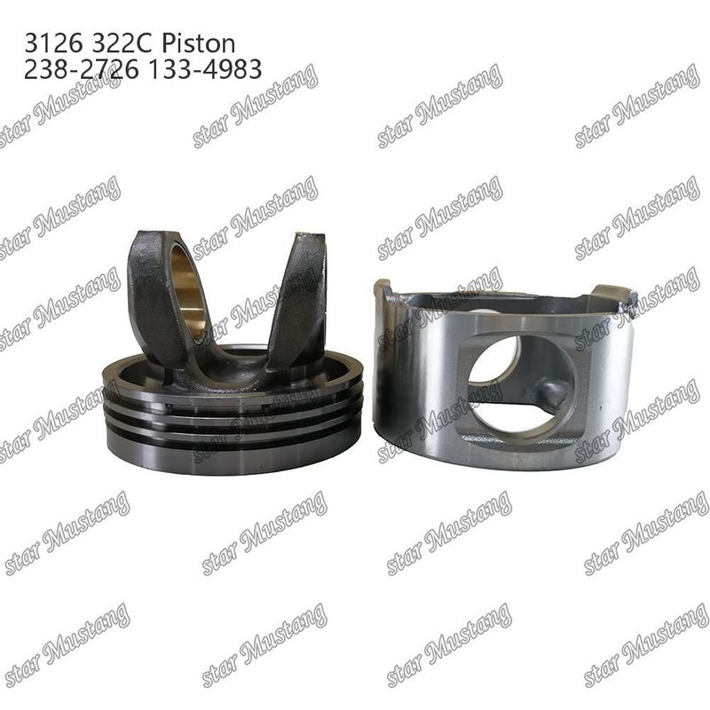 Piston con pin 3126 322C Camera dimensione 74mm 238-2726 133-4983