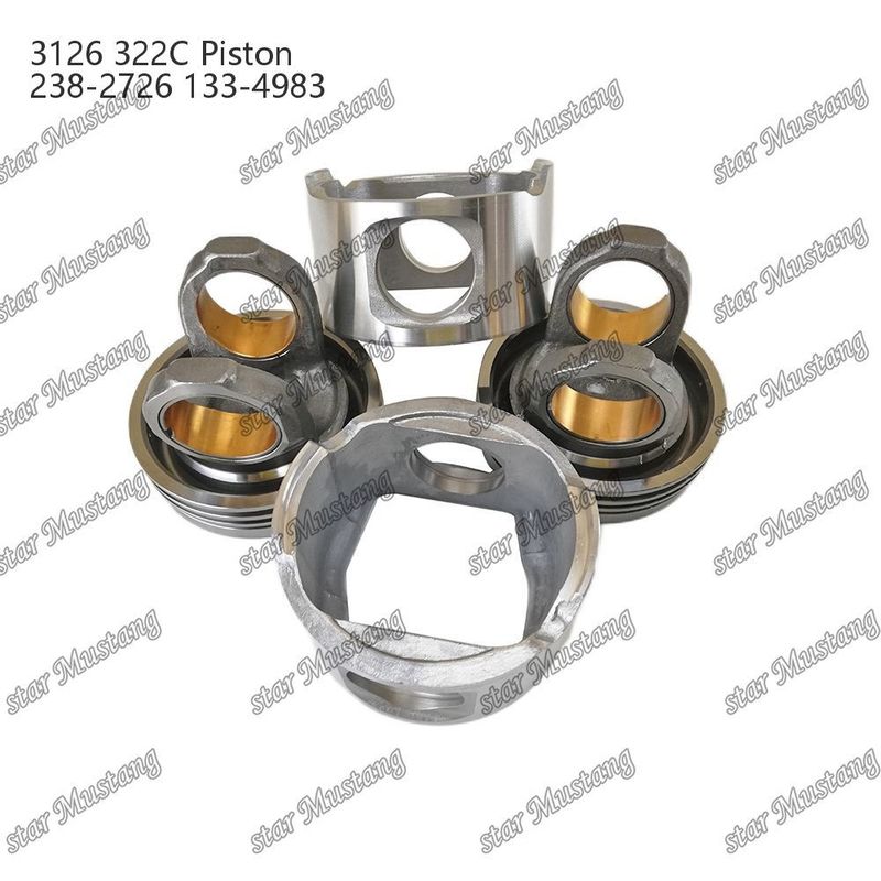 Piston con pin 3126 322C Camera dimensione 74mm 238-2726 133-4983