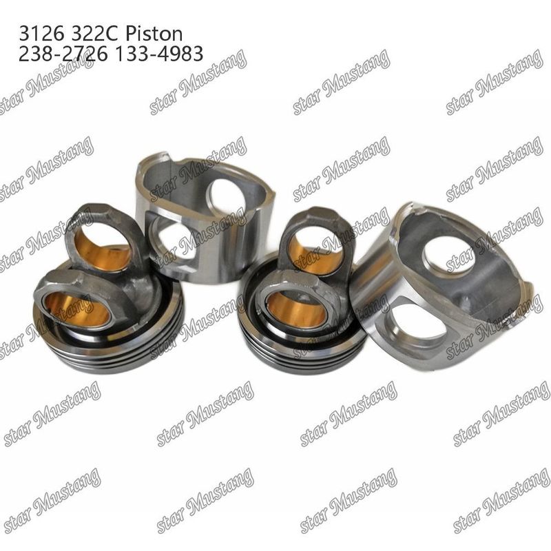 Piston con pin 3126 322C Camera dimensione 74mm 238-2726 133-4983
